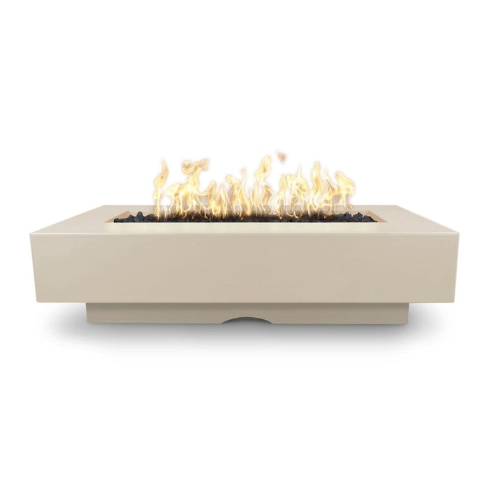 Top Fires Del Mar 60-Inch Rectangular GFRC Gas Fire Pit - Electronic