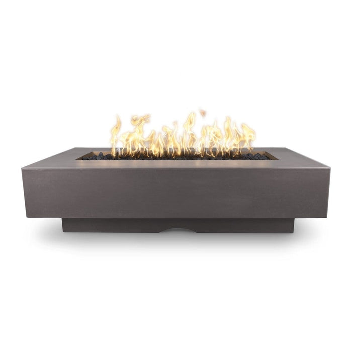 Top Fires Del Mar 60-Inch Rectangular GFRC Gas Fire Pit - Flame Sense