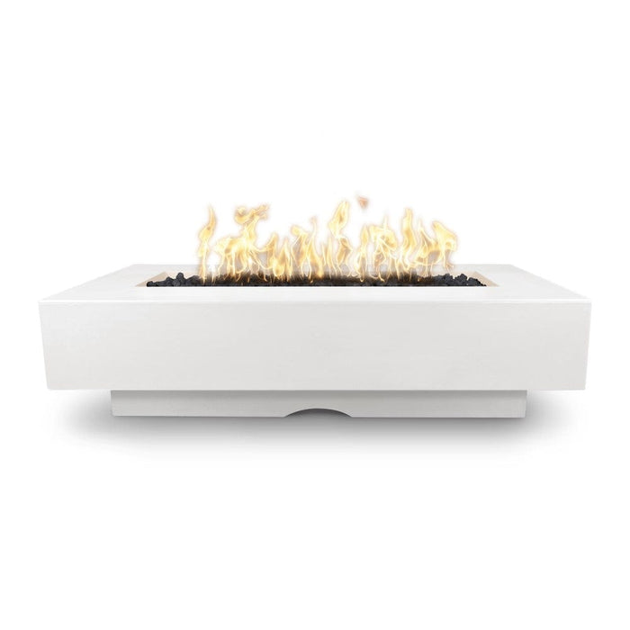 Top Fires Del Mar 60-Inch Rectangular GFRC Gas Fire Pit - Flame Sense