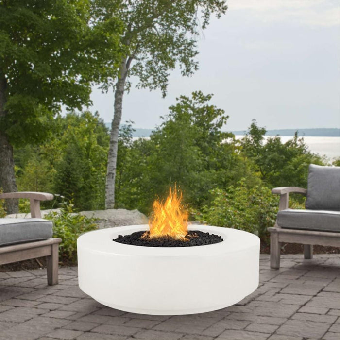 Top Fires Florence 42-Inch GFRC Gas Fire Pit - Match Lit (OPT-FL42)