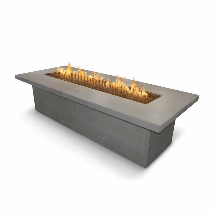 Top Fires Newport Rectangular Concrete Gas Fire Table - Electronic