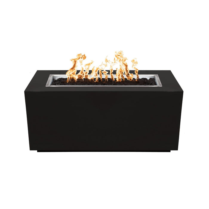 Top Fires Pismo Rectangular Powder Coated Gas Fire Pit  - Match Lit