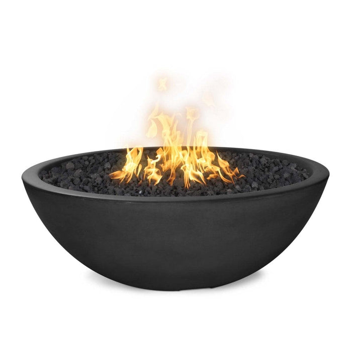 Top Fires Sedona 27-Inch Round Concrete Gas Fire Bowl - Electronic (OPT-27RFOE)