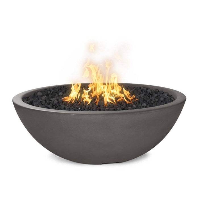 Top Fires Sedona 27-Inch Round Concrete Gas Fire Bowl - Electronic (OPT-27RFOE)