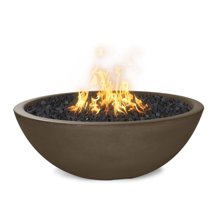 Top Fires Sedona 27-Inch Round Concrete Gas Fire Bowl - Electronic (OPT-27RFOE)