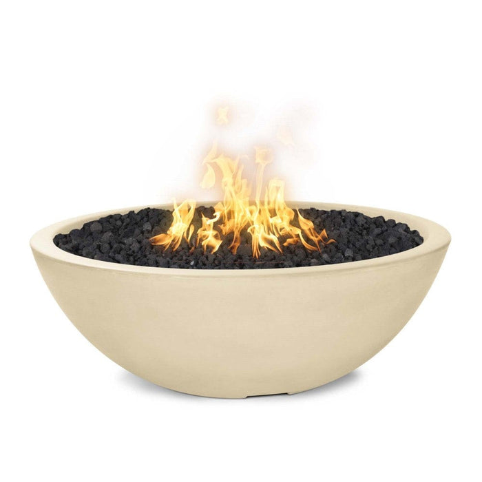 Top Fires Sedona 27-Inch Round Concrete Gas Fire Bowl - Electronic (OPT-27RFOE)