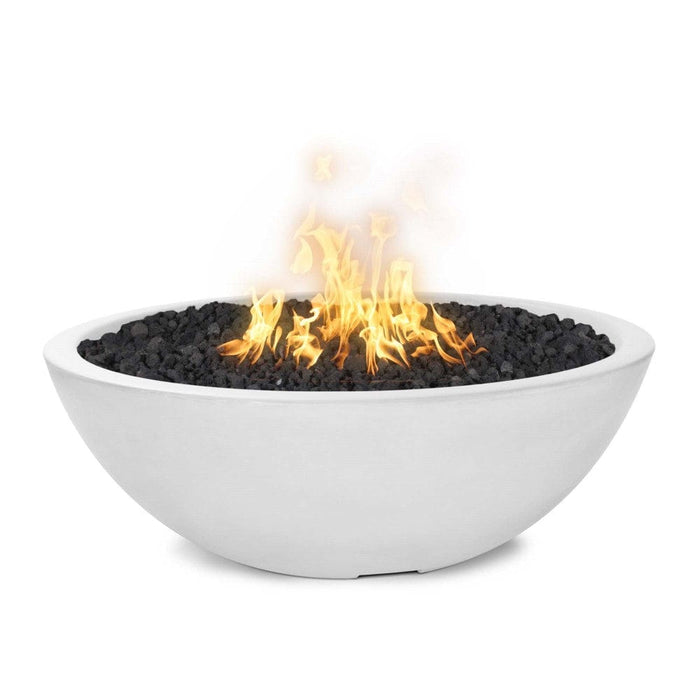 Top Fires Sedona 27-Inch Round Concrete Gas Fire Bowl - Match Lit (OPT-27RFO)