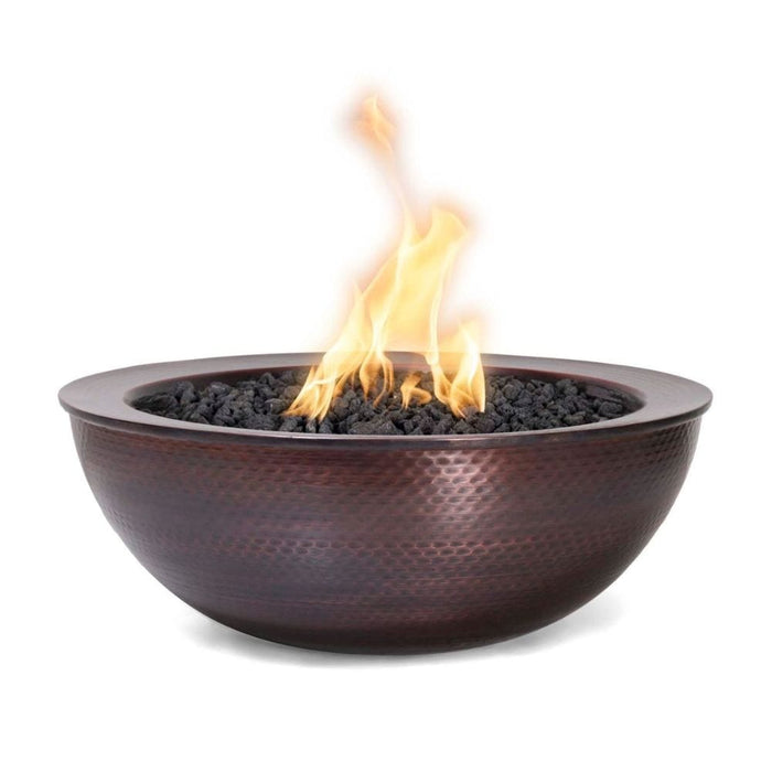 Top Fires Sedona 27-Inch Round Copper Gas Fire Bowl (OPT-27RCPRFO)