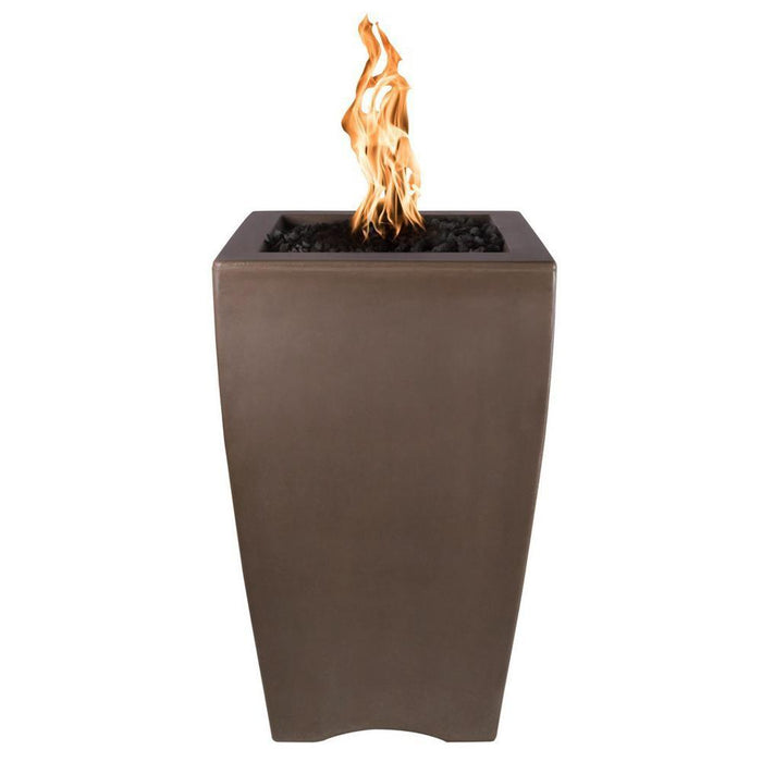 Top Fires Baston Pillar 20-Inch Pillar GFRC Gas Fire Pit - Match Lit