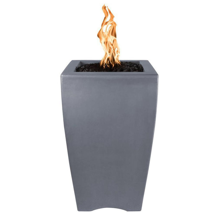 Top Fires Baston Pillar 20-Inch Pillar GFRC Gas Fire Pit - Match Lit