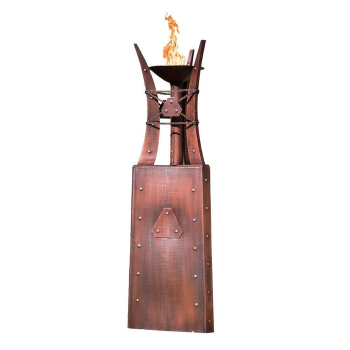 Top Fires Bastille 87-Inch Copper Fire Tower - Electronic (OPT-FTWR3EKIT)