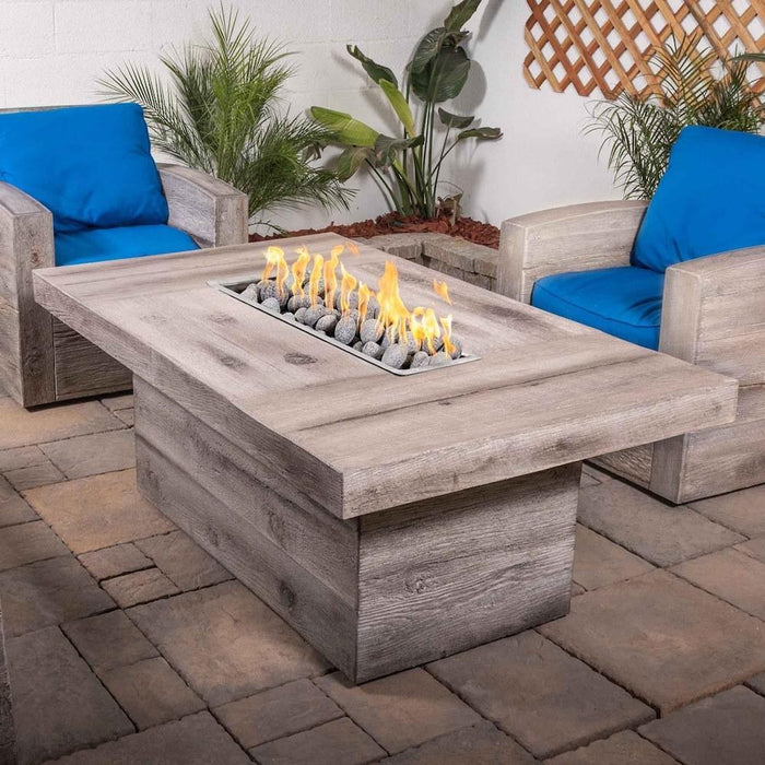 Top Fires Grove 60-Inch Rectangular Concrete Fire Table (OPT-GRVWG60)