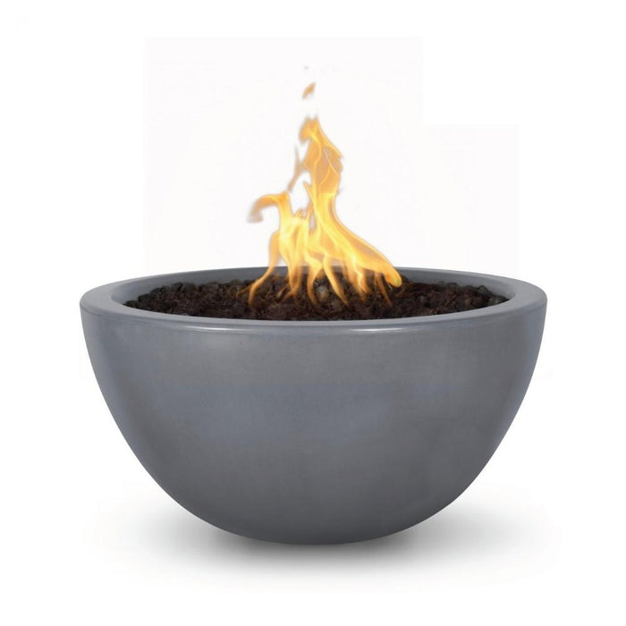 Top Fires Luna Round Concrete Gas Fire Bowl - Electronic