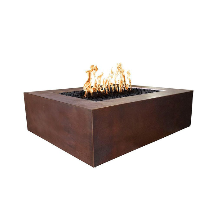 Top Fires Quad Copper Gas Fire Pit - Match Lit