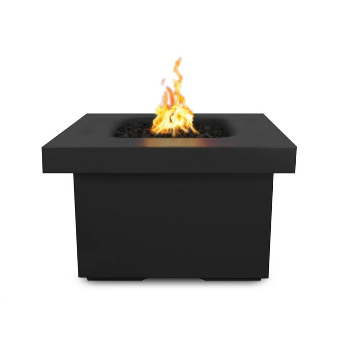 Top Fires Ramona 36-Inch Square GFRC Gas Fire Pit Table - Electronic