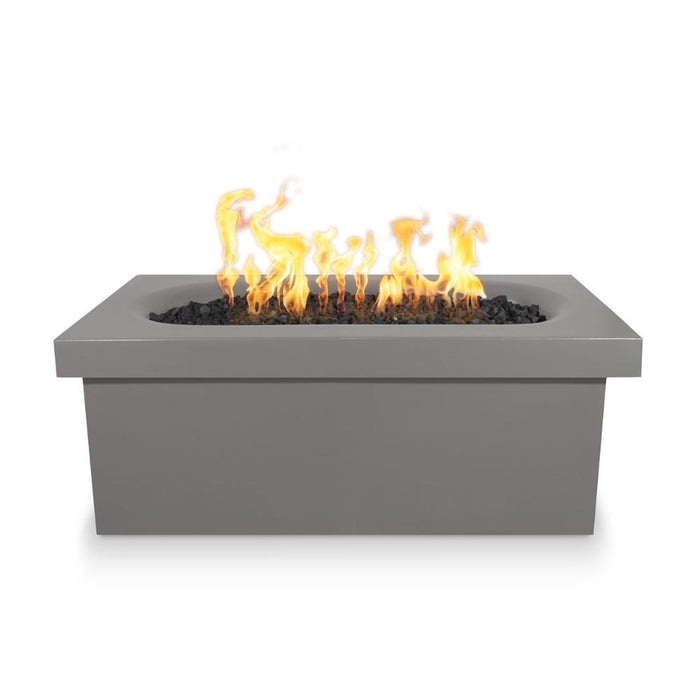 Top Fires Ramona 60-Inch Rectangular GFRC Gas Fire Pit Table - Flame Sense