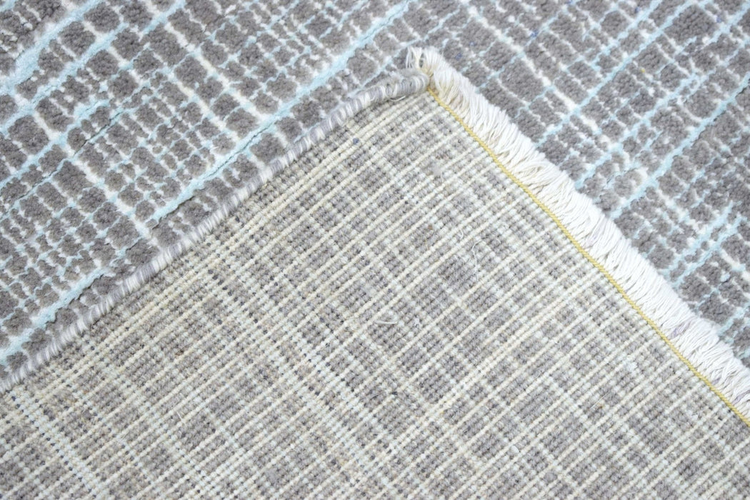 Traditional Handmade Wool & Viscose 5x8 Area Rug | TRD136658