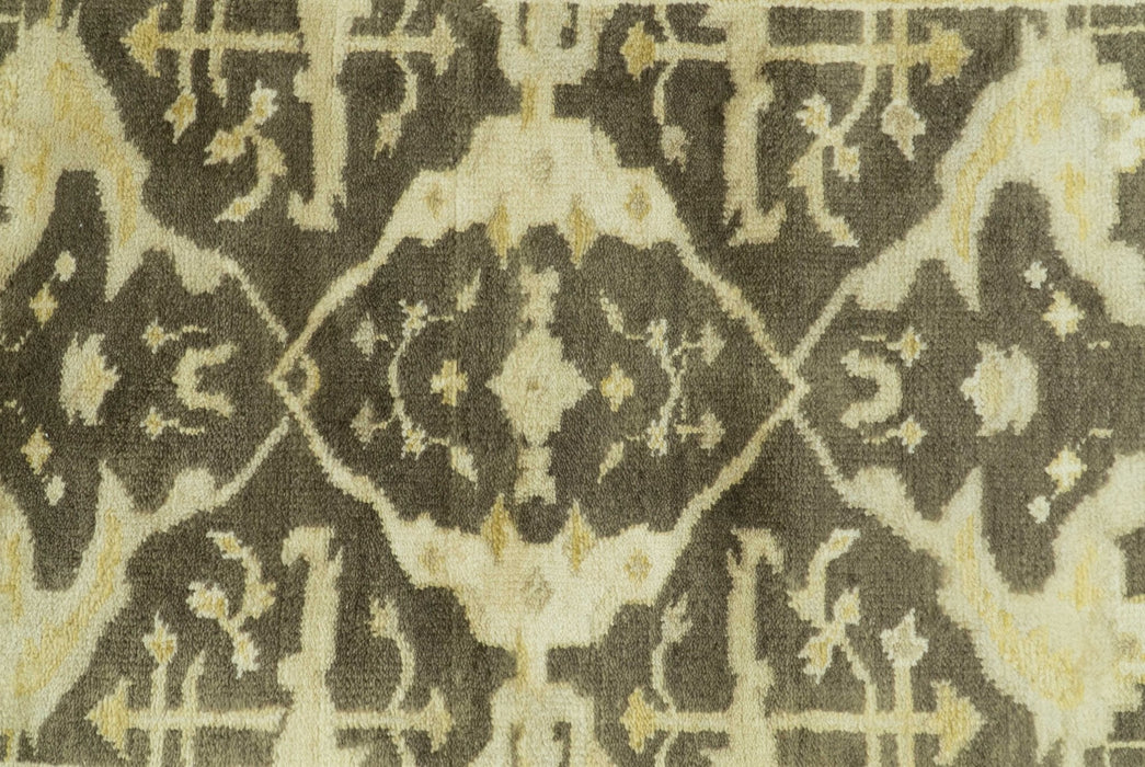 Traditional Turkish Oushak Design Beige And Brown 3x5 Hand Knotted Wool Area Rug