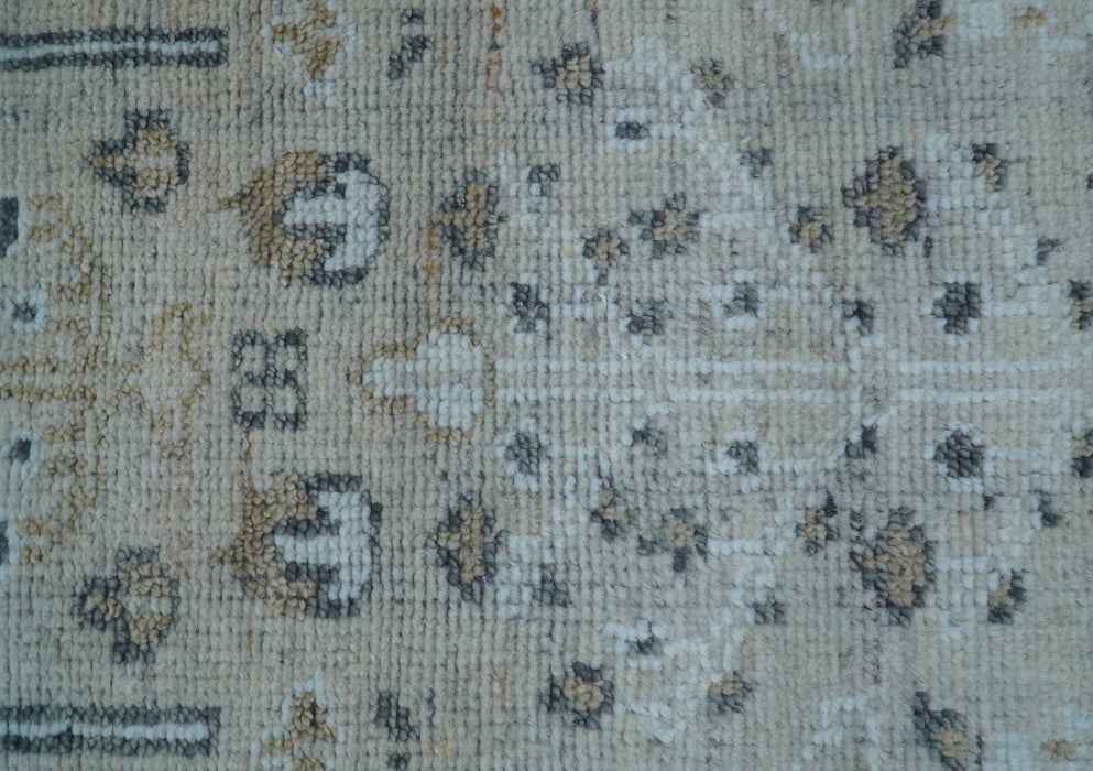 Tree of life Beige Traditional Style Hand knotted 4x6 Wool Area Rug