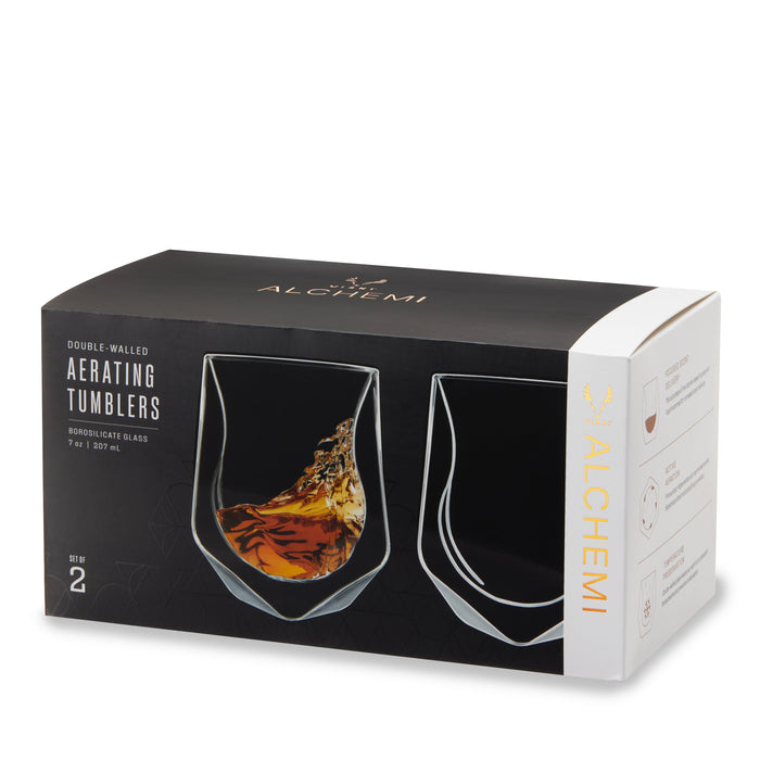 Alchemi Double-Walled Aerating Tumblers Set of 2