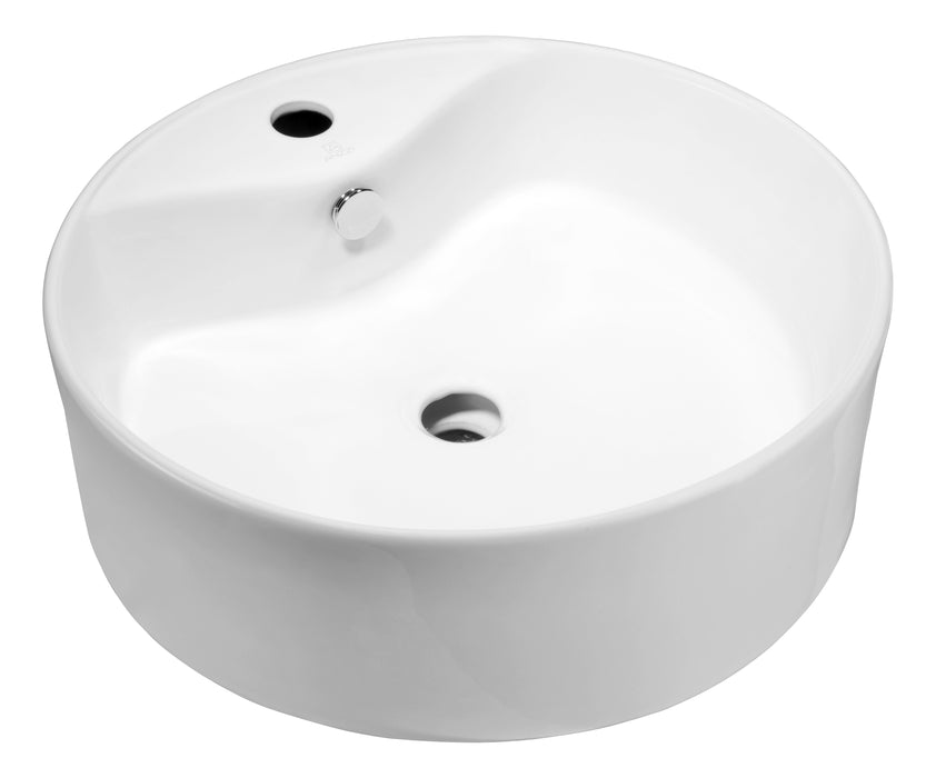 Vitruvius Series Ceramic Vessel Sink in White