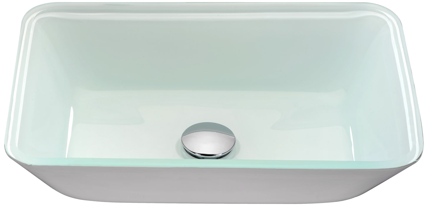 Broad Series Vessel Sink in White