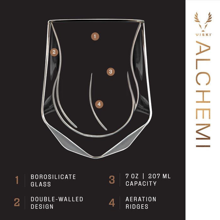 Alchemi Double-Walled Aerating Tumblers Set of 2