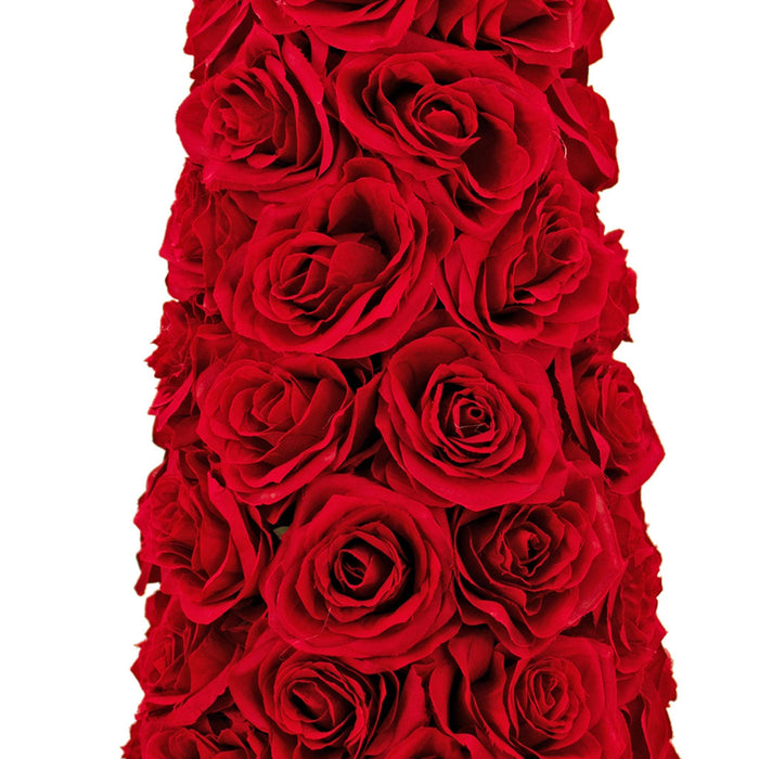 Valentine's Day Red Rosebud Cone Tree