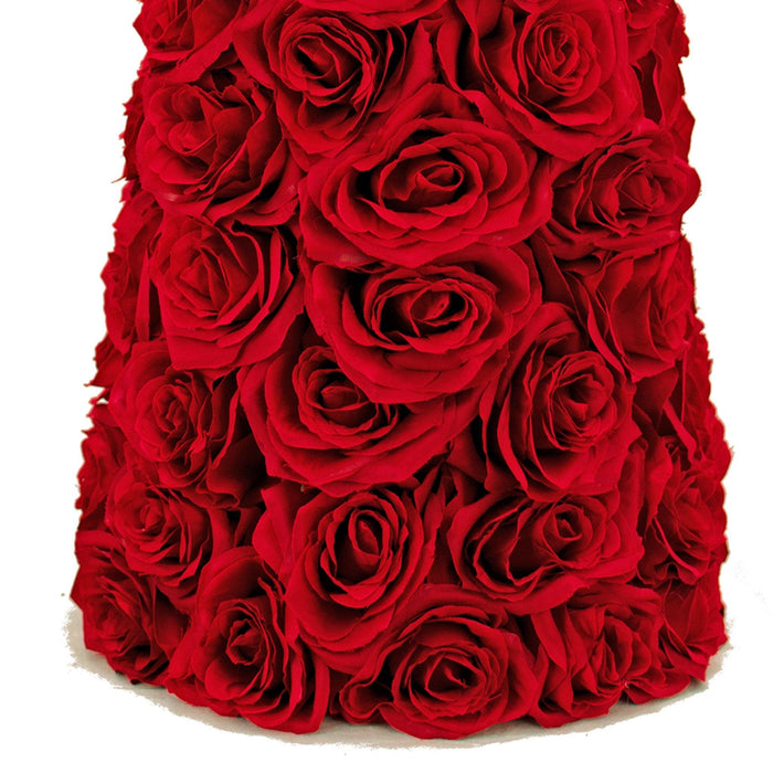 Valentine's Day Red Rosebud Cone Tree