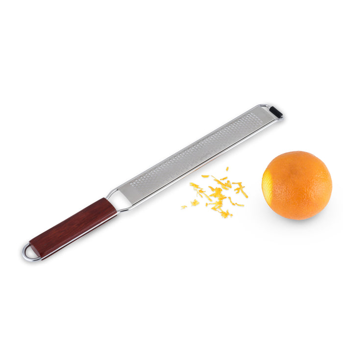 Professional Citrus Grater with Acacia Wood Handle