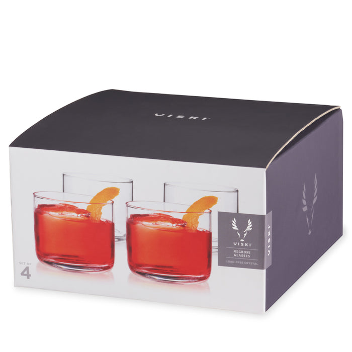 Raye Crystal Negroni Glasses Set of 4