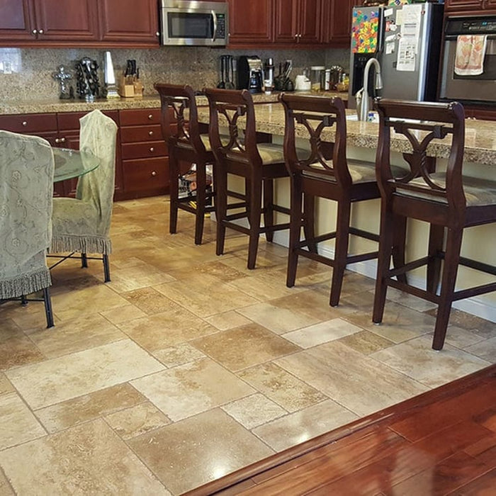 Volcano Antique Pattern Brushed, Chiseled, and Partially Filled - Livfloors Collection