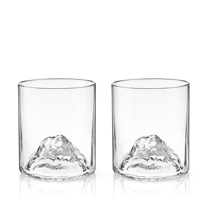 Mountain Crystal Tumblers Set of 2