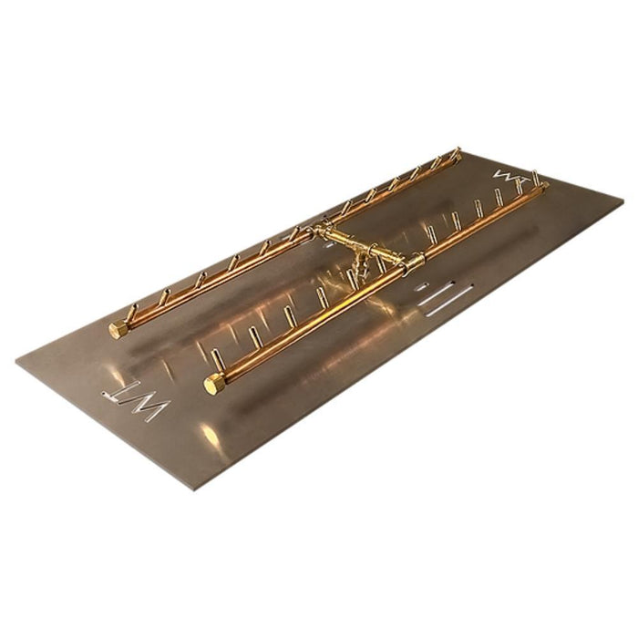 Warming Trends CFBH240 H-Style CROSSFIRE 36-Inch Brass Gas Burner