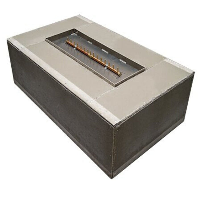 Warming Trends Ready to Finish Rectangular Gas Fire Pit, Sizes: 48" - 72" Long