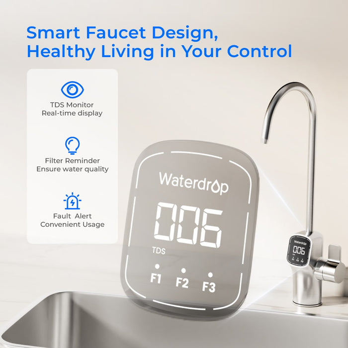 Waterdrop X Series Dual Flow Reverse Osmosis System, X8-PRO