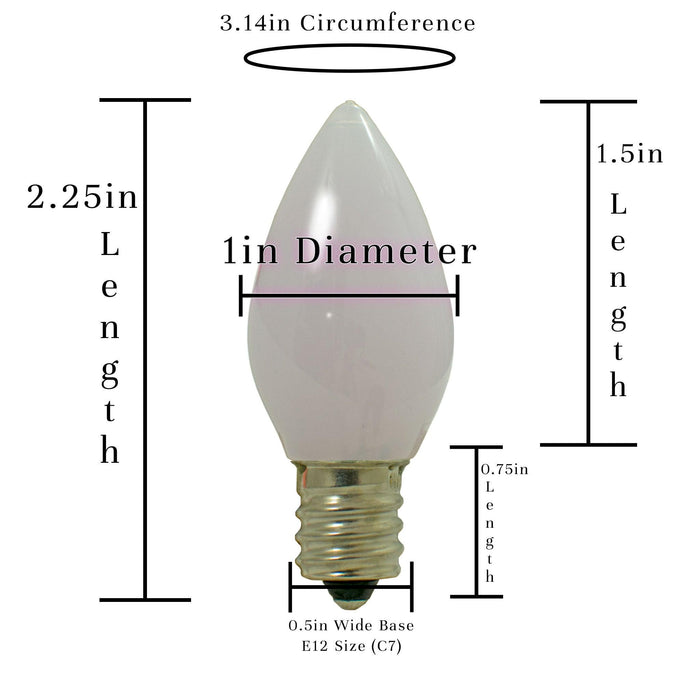 White Solid LED Light Bulbs