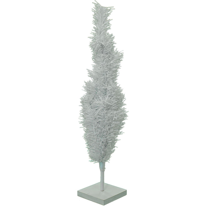 White Tinsel Christmas Tree