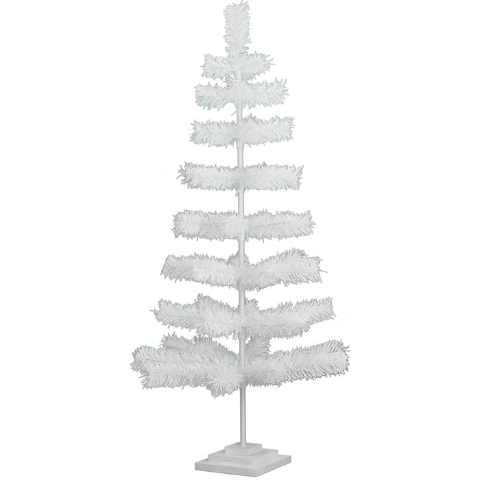 White Tinsel Christmas Tree