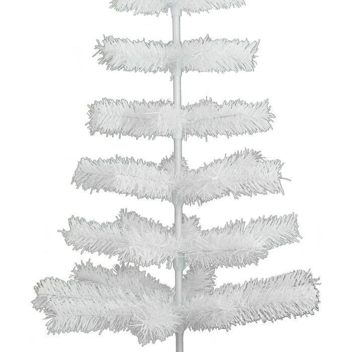 White Tinsel Christmas Tree