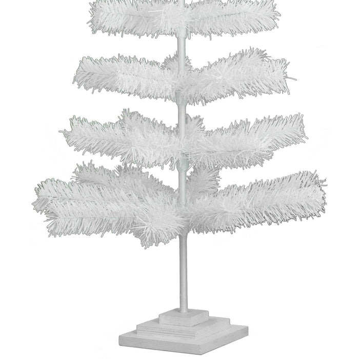 White Tinsel Christmas Tree