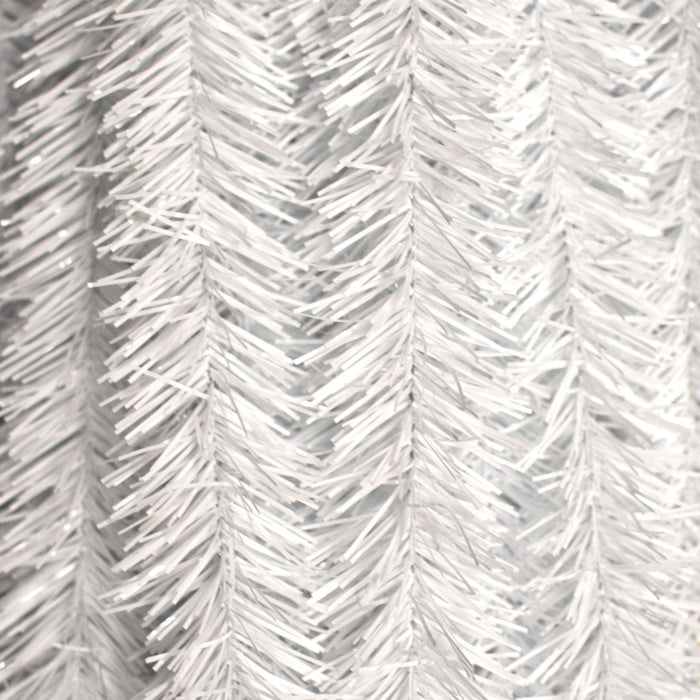 White Tinsel Garland