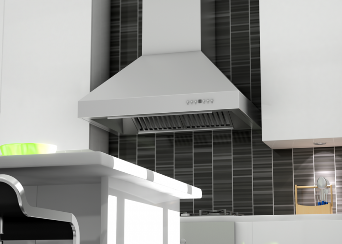 ZLINE 42 in. Professional Ducted Wall Mount Range Hood in Stainless Steel, 667-42