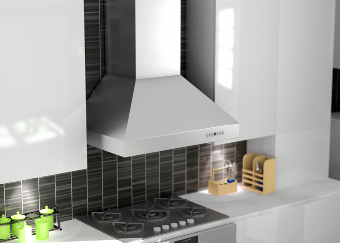 ZLINE 36 in. Remote Dual Blower Stainless Wall Range Hood, 697-RD-36