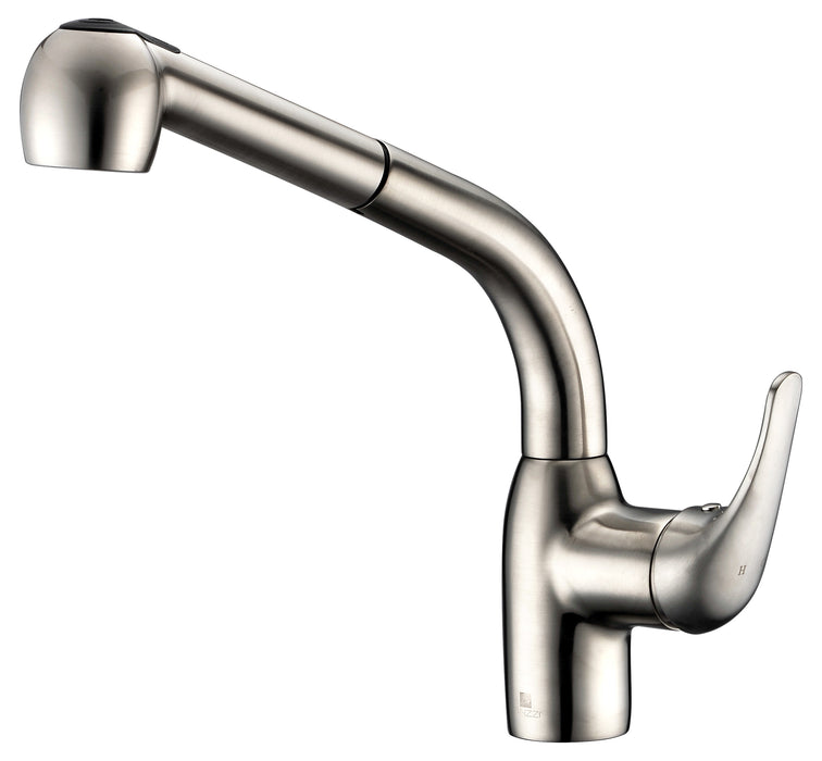 Harbour Single-Handle Pull-Out Sprayer Kitchen Faucet in Brushed Nickel