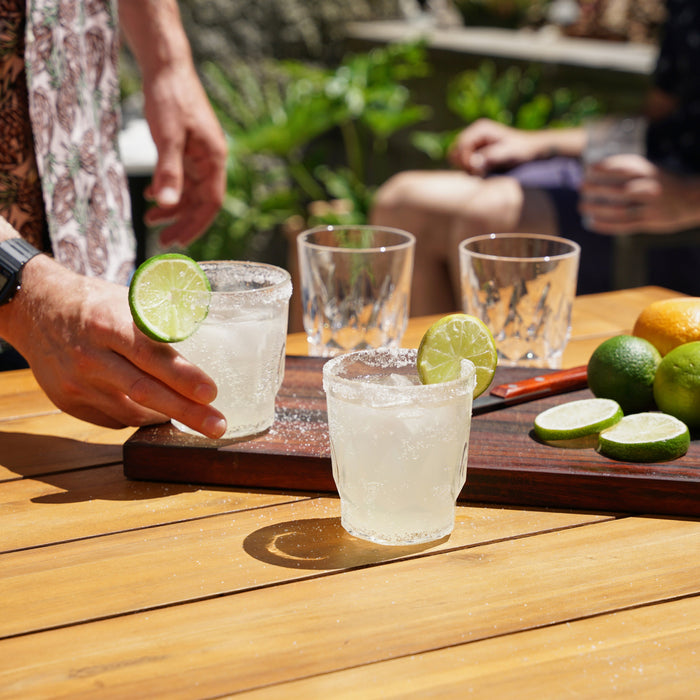 Shatterproof Acrylic Rocks Tumblers Set of 4