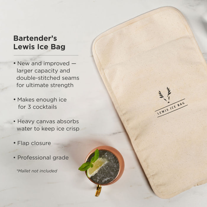 Professional Bartender's Lewis Ice Bag