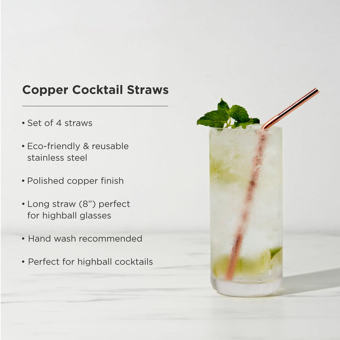 Summit Cocktail Straws Set of 4