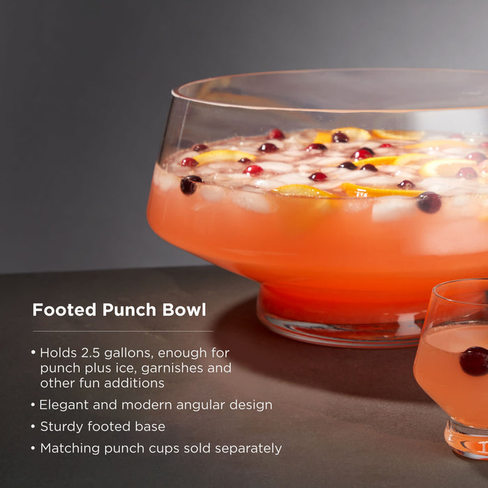 Raye Heavy Base Punch Bowl