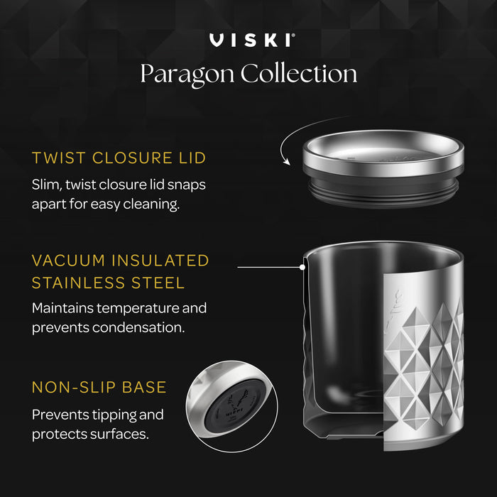 Paragon Stainless Steel Rocks Tumbler in Satin Green